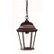 Homeroots 14 x 9.5 x 9.5 in. Richmond 1-Light Burled Walnut Hanging Light 398004 - alternate 1